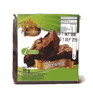Brownie sin azúcar y sin gluten
