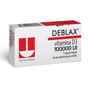 Deblax 100.000 UI x 1 Cápsula - Obsequio 2 Cápsulas más