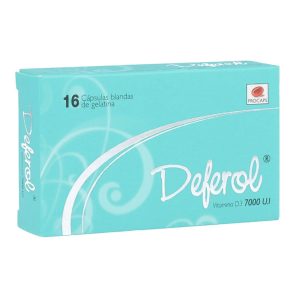 Deferol 7000 UI x 16 Cápsulas - Obsequio 1 Cápsula más